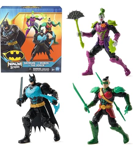 Amazon.com: DC Comics, Batman, Robin, Nightwing vs The Joker